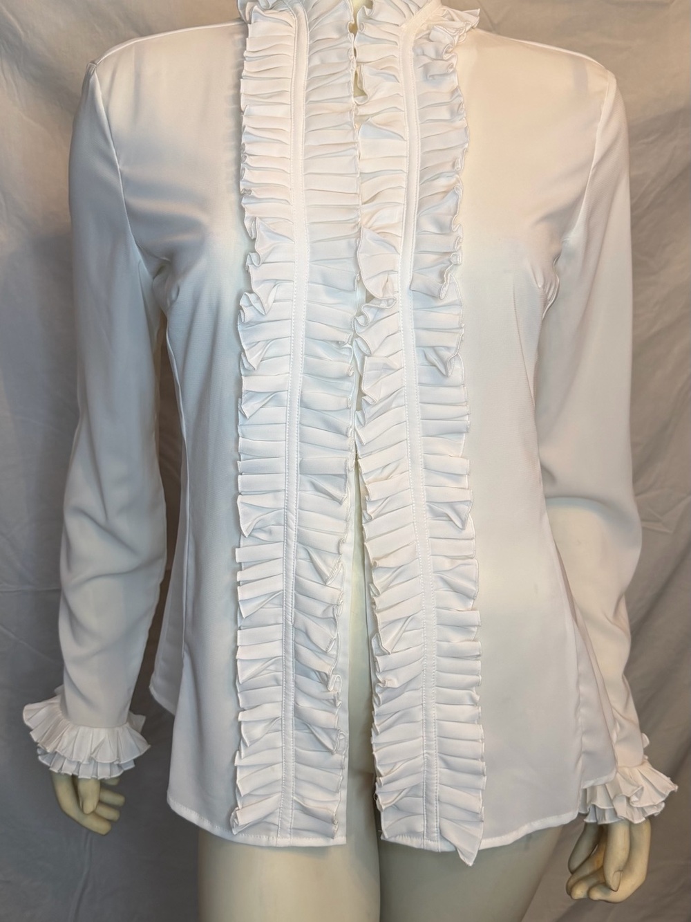 Naracamicie White Silk-Look Blouse with Label Detail